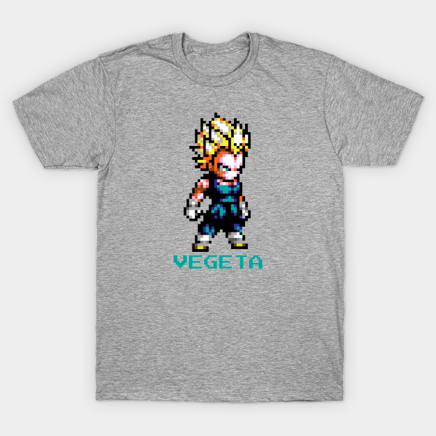 Dragon Ball Z Pixel Vegeta Vegeta T Shirt Teepublic