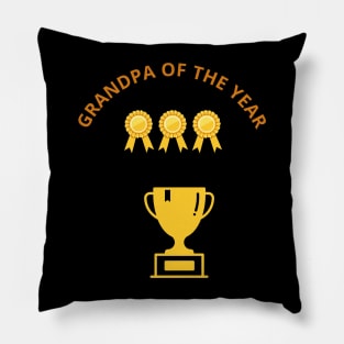 Grandpa of the Year Pillow