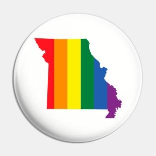 Missouri state LGBT Pride Pin