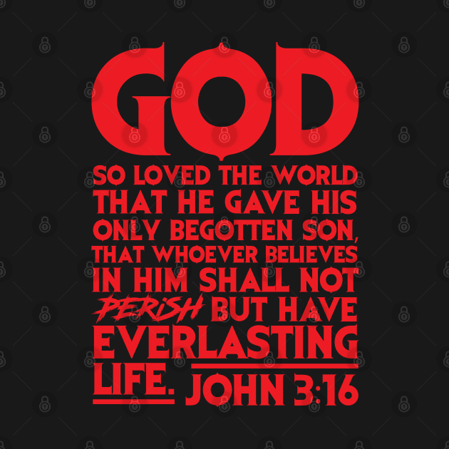 John 3:16 by Plushism