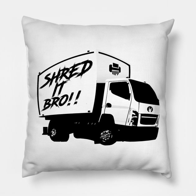 Shred It Bro!! Pillow by KrazedKreations