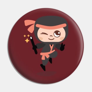 Red Ninja Pin