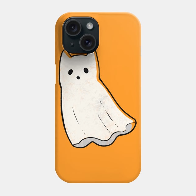 Ghost Cat Phone Case by Alexandra Franzese