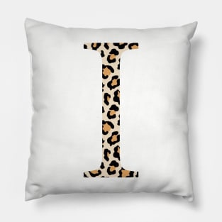 Iota Cheetah Greek Letter Pillow