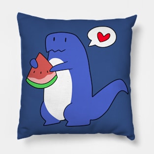 Dinosaur Love Watermelon Pillow