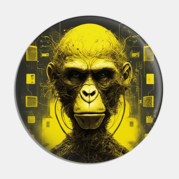 CYBER MONKEY I Pin by Dunkellkellera