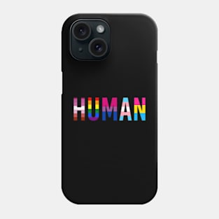 Human Lgbt Flag Gay Pride Month Transgender Rainbow Lesbian Phone Case