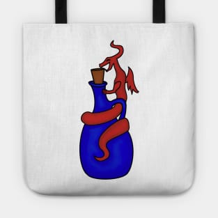 Red and Blue Potion Dragon Tote