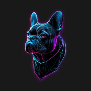 Neon Lines French Bulldog T-Shirt