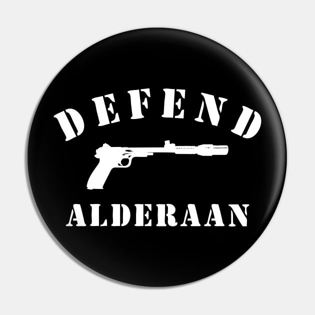 Defend Alderaan Pin by Punk Robot