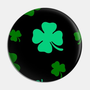 St. Patrick’s Day Green Clover Pattern Pin