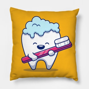 Cute Tooth Brushing Pillow