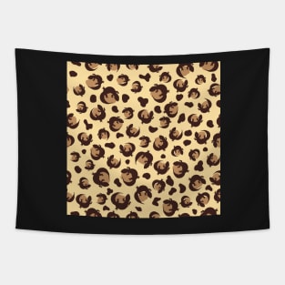 Leopard Gecko Print (Brown & Tan) Tapestry