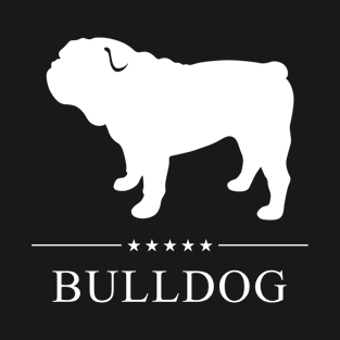 Bulldog White Silhouette T-Shirt