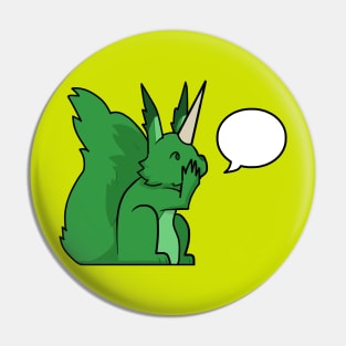 Compendium of Arcane Beasts and Critters - Ratatoskr (textless) Pin