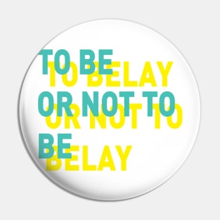 To belay or not to belay Pin