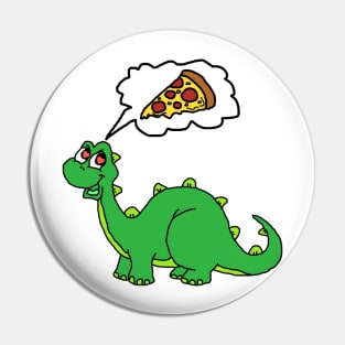 dino love pizza Pin