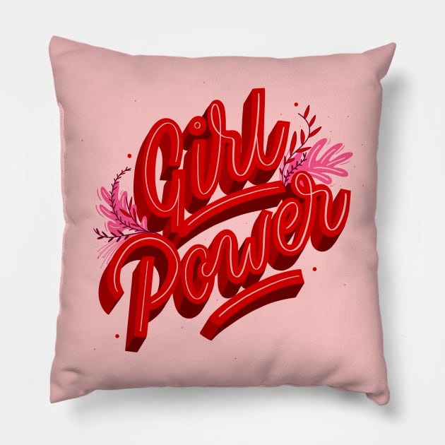 Girl Power! Pillow by nubikini