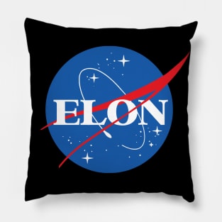 Elon Musk Space Logo Pillow