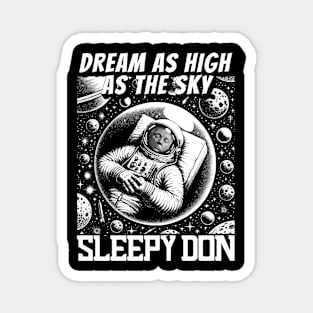 Sleepy Don - Donny Nappleseed Donald Trump Sleeping At Trial Magnet