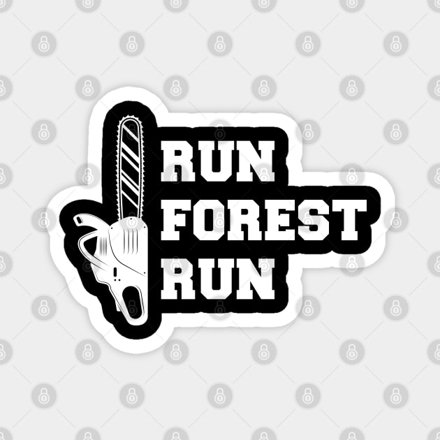 Lumberjack - Run Forest Run w Magnet by KC Happy Shop