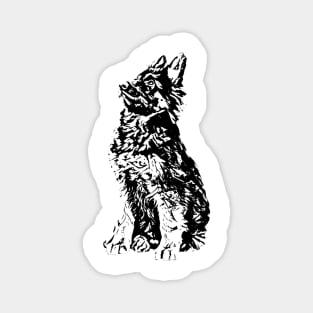 German Shepherd Magnet