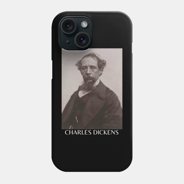 Charles Dickens Phone Case by lukelux