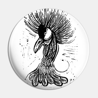 Crowned crane Pin