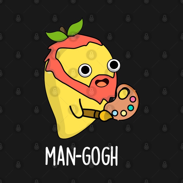 Man-gogh Cute Artist Mango Pun by punnybone