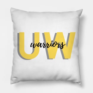 UW Warriors Pillow