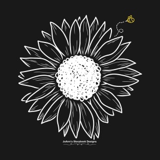 Sunflower and Bee Design T-Shirt