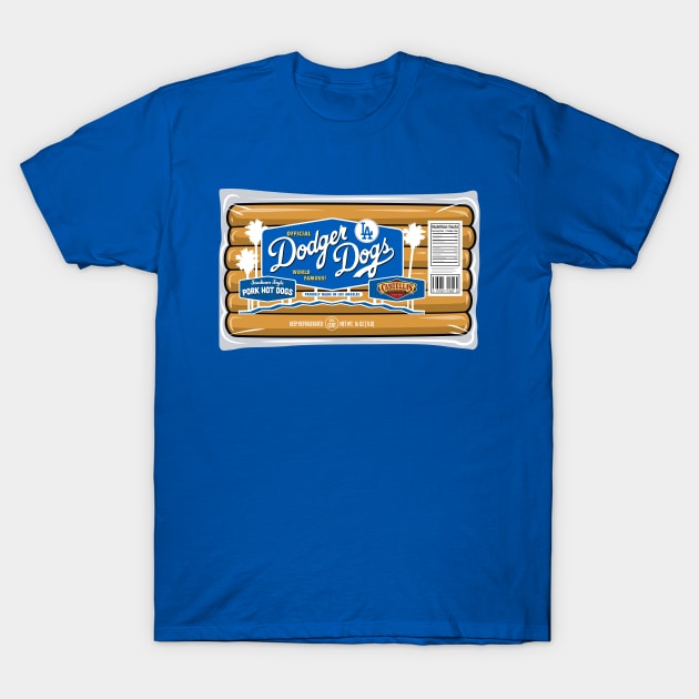 dodgers hot dog shirt