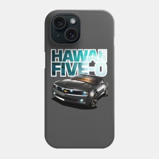 SILVER CAMARO White Outline Phone Case