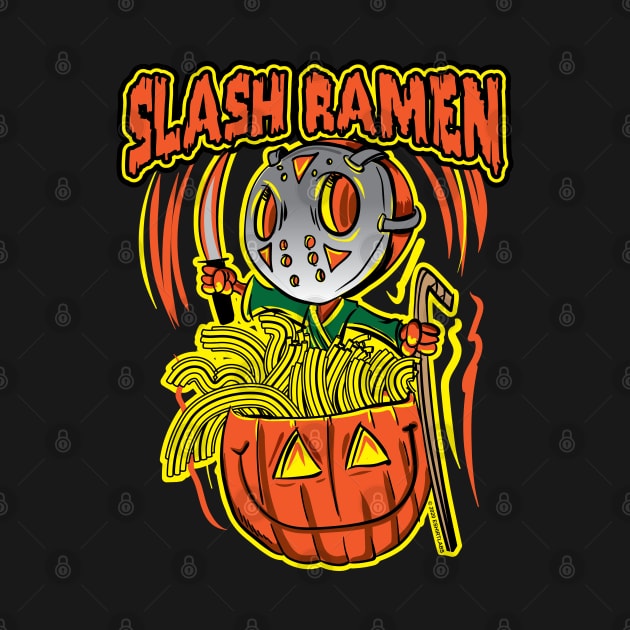 Slash Ramen with Jason Voorhees by eShirtLabs