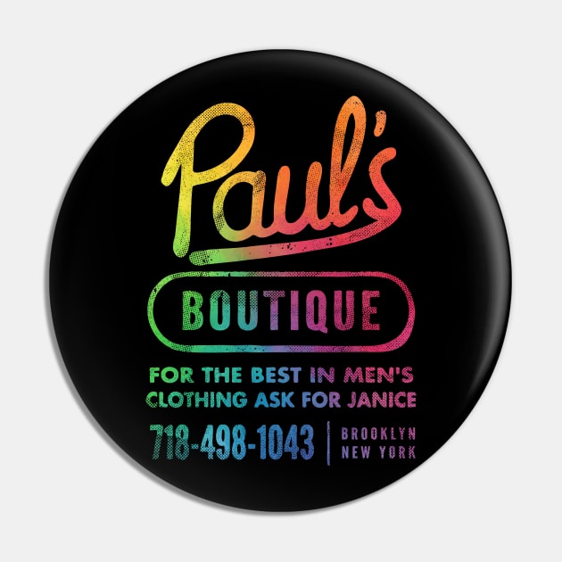 Beastie Paul's rainbow color Pin by cobaterus