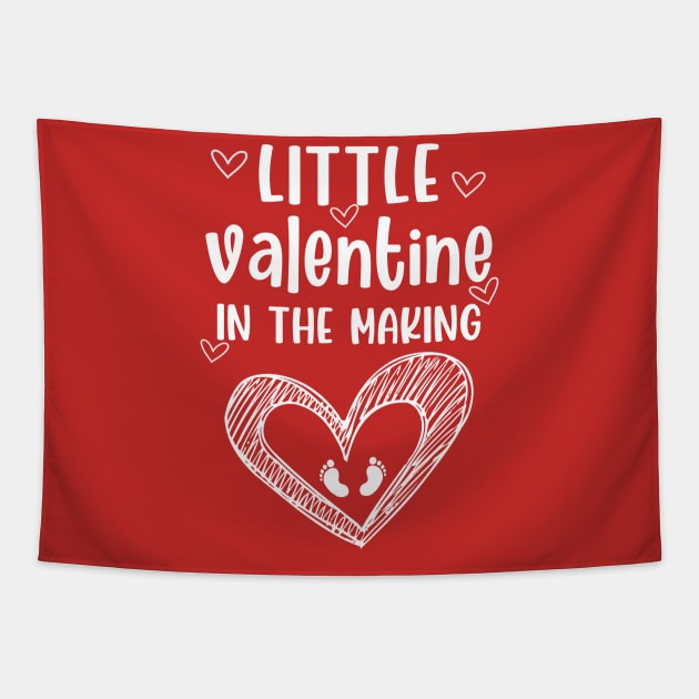 valentine - little valentine in the making Tapestry by Bagshaw Gravity