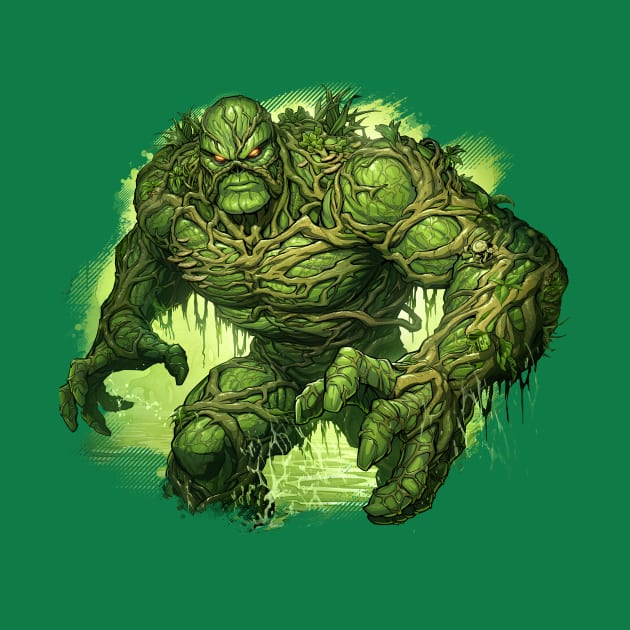 Swamp Thing by PatrickBrownArt