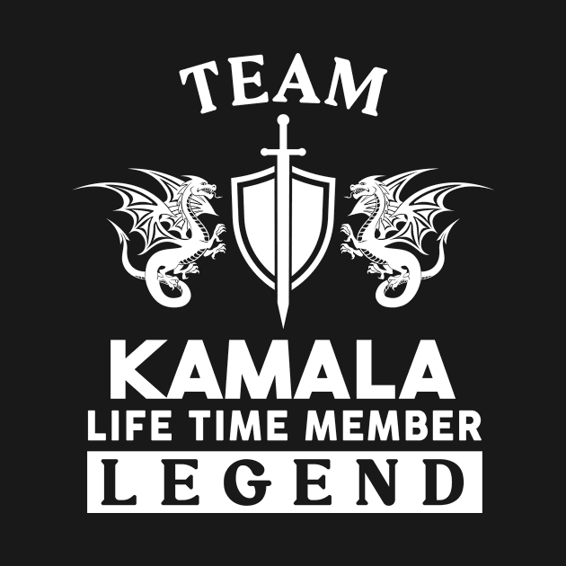 Kamala Name T Shirt - Kamala Life Time Member Legend Gift Item Tee by unendurableslemp118