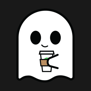 Cozy Ghost needs Coffee T-Shirt