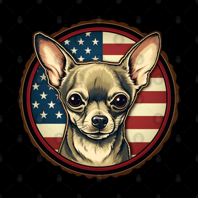 Patriotic Chihuahua by NatashaCuteShop