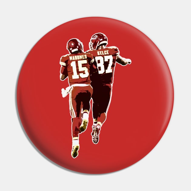 Mahomes and Kelce Pin by islandersgraphics