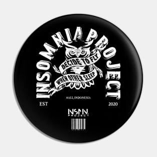 Official 001 Insomnia Project Pin