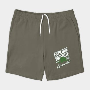 Explore Yosemite Granite Adventure Design Shorts
