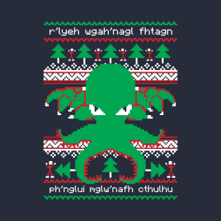 Cthulhu Cultist Ugly Christmas Sweater T-Shirt