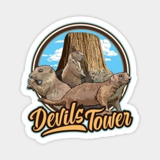 Prairie Dogs Devils Tower National Park Monument Wyomi Magnet