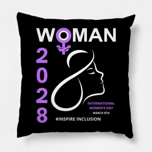 International Women's day 2028 Pillow