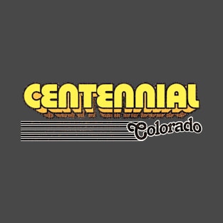 Centennial, Colorado | Retro Stripes T-Shirt