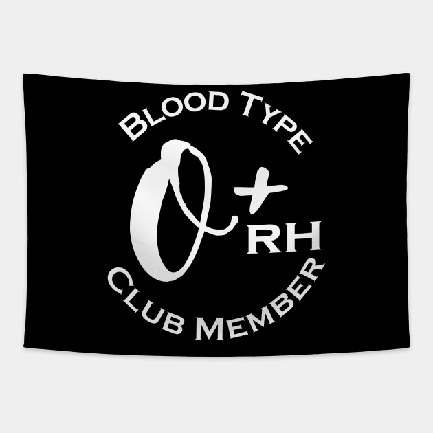 Blood type O plus club member - Dark Tapestry by Czajnikolandia