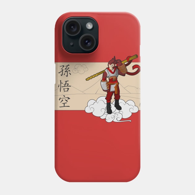 Monkey King Phone Case by vhzc