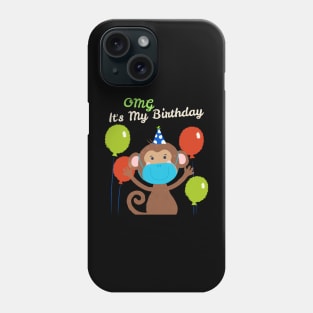 OMG It's My Birthday Monkey Chimp Phone Case